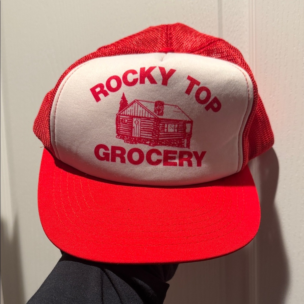 Red and White Trucker Hat